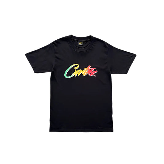 T-SHIRT CORTEIZ ALLSTARZ NOIR DÉGRADÉ RASTA