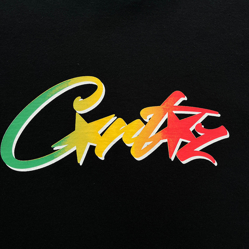 T-SHIRT CORTEIZ ALLSTARZ NOIR DÉGRADÉ RASTA
