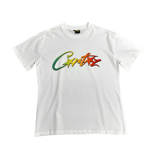 T-SHIRT CORTEIZ ALLSTARZ BLANC DÉGRADÉ RASTA
