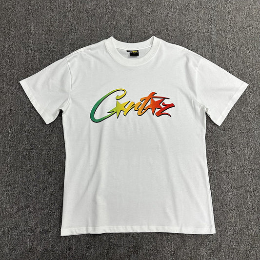 T-SHIRT CORTEIZ ALLSTARZ BLANC DÉGRADÉ RASTA