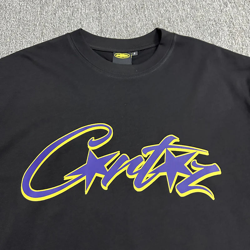 T-SHIRT CORTEIZ ALLSTARZ NOIR VIOLET