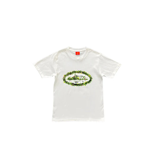 T-SHIRT ROND CORTEIZ GRASS BLANC