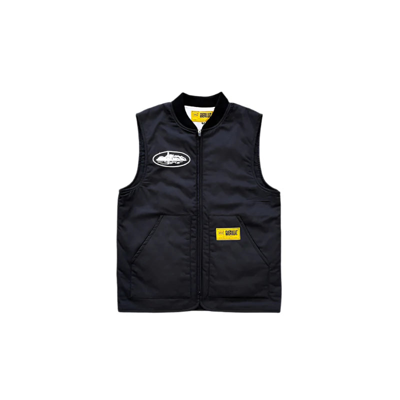 GILET MATELASSÉ CORTEIZ GUERILLAZ NOIR