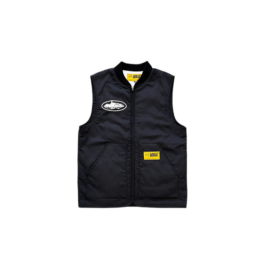GILET MATELASSÉ CORTEIZ GUERILLAZ NOIR