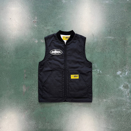 GILET MATELASSÉ CORTEIZ GUERILLAZ NOIR