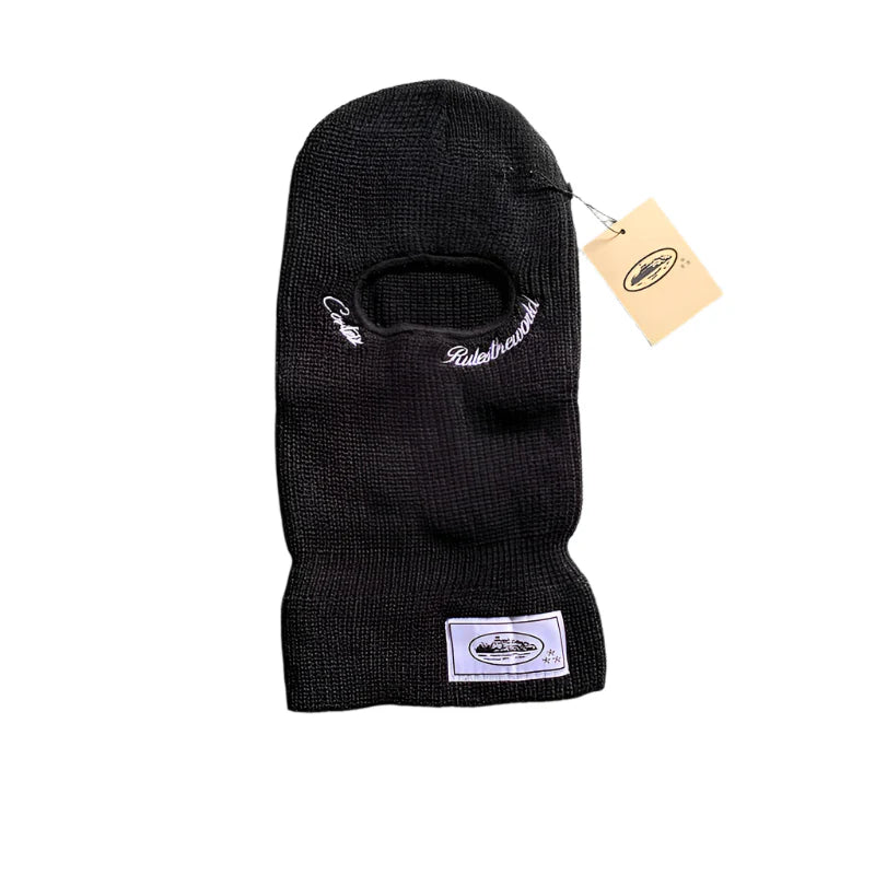 CAGOULE EN TRICOT CORTEIZ NOIR BLANC