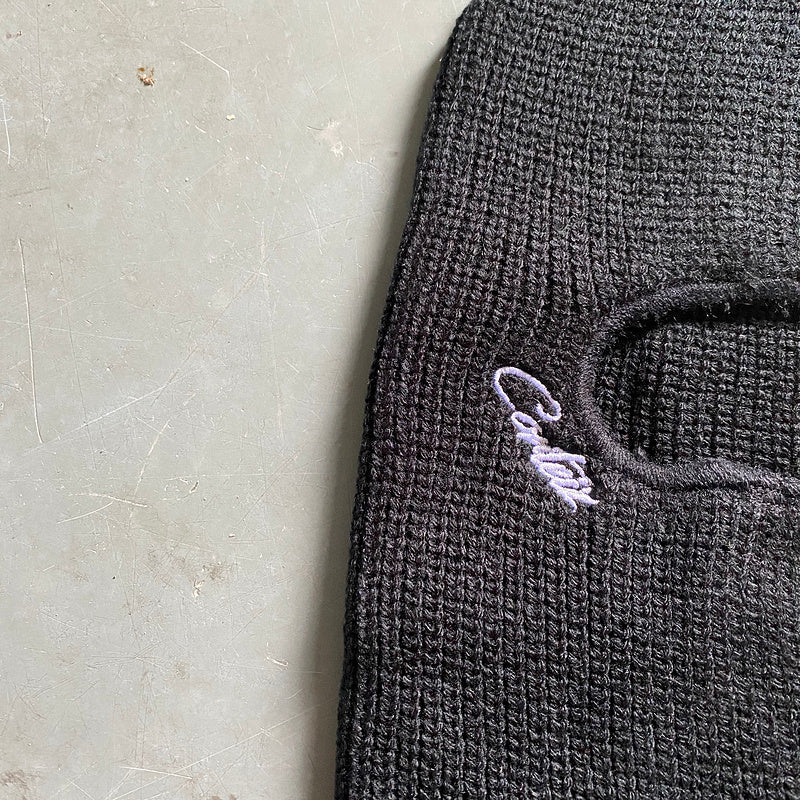 CAGOULE EN TRICOT CORTEIZ NOIR BLANC
