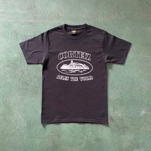 T-SHIRT CORTEIZ OG ALCATRAZ NOIR BLANC