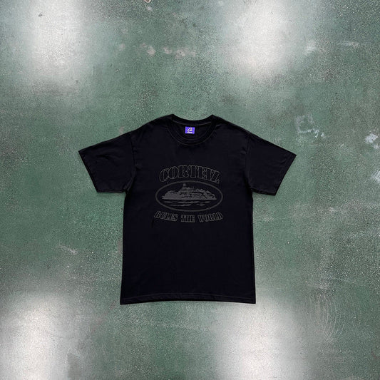 T-SHIRT CORTEIZ OG ALCATRAZ TRIPLE NOIR