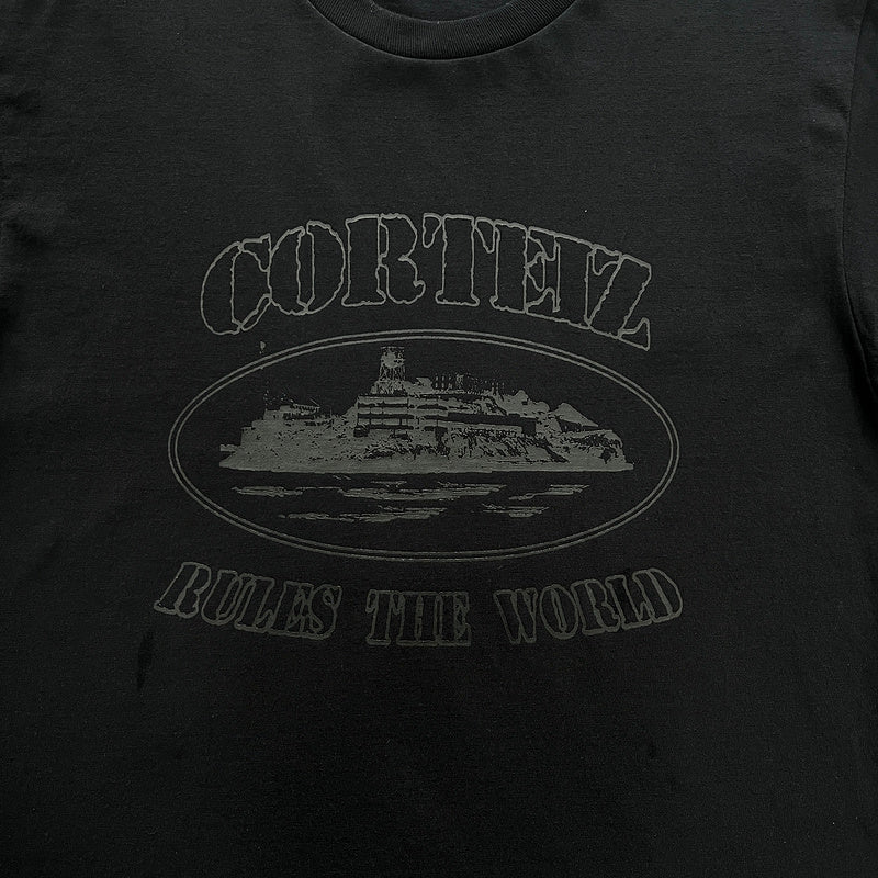 T-SHIRT CORTEIZ OG ALCATRAZ TRIPLE NOIR