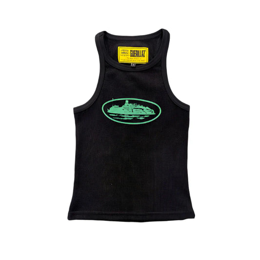 CORTEIZ RTW OG DÉBARDEUR FEMME ALCATRAZ NOIR VERT