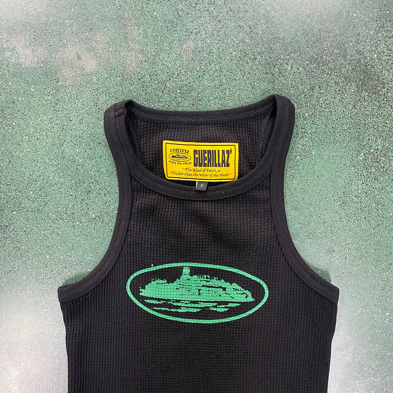CORTEIZ RTW OG DÉBARDEUR FEMME ALCATRAZ NOIR VERT
