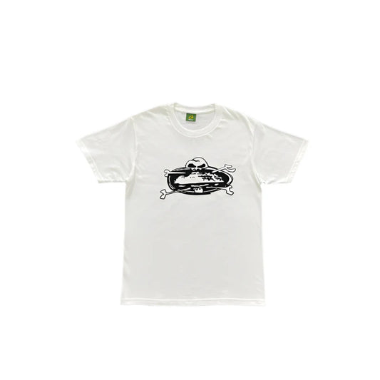 T-SHIRT CORTEIZ CRÂNE BLANC