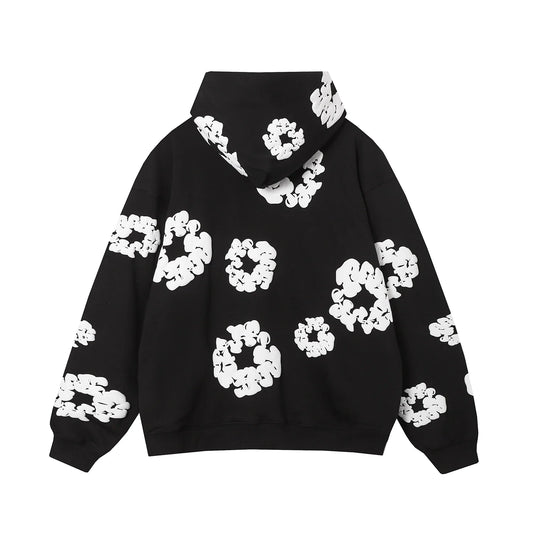 Sweat à capuche Denim Tears noir