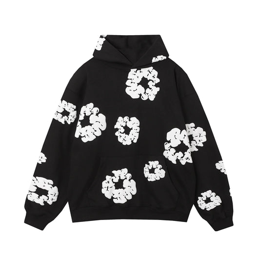 Sweat à capuche Denim Tears noir