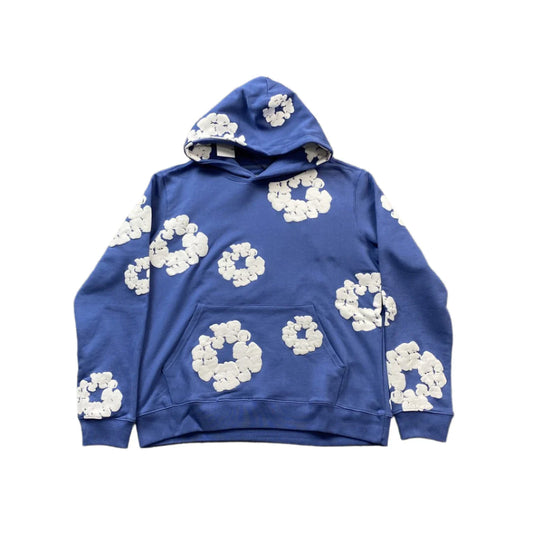 Sweat à capuche Denim Tears bleu