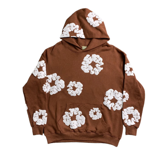 Sweat à capuche Denim Tears marron