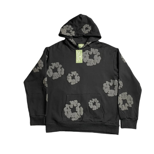 Sweat à capuche Denim Tears monochrome noir
