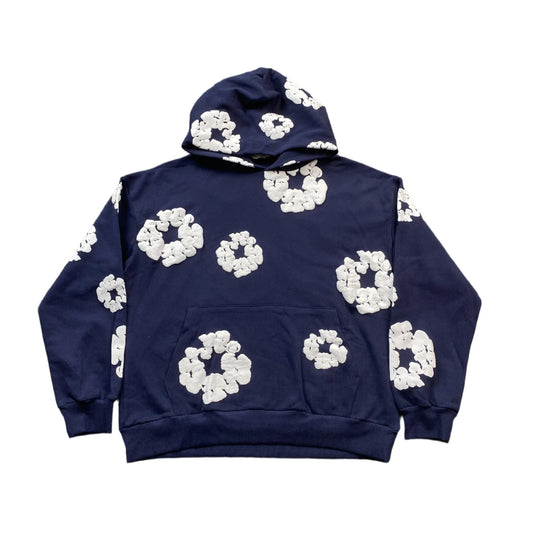 Sweat à capuche Denim Tears bleu marine