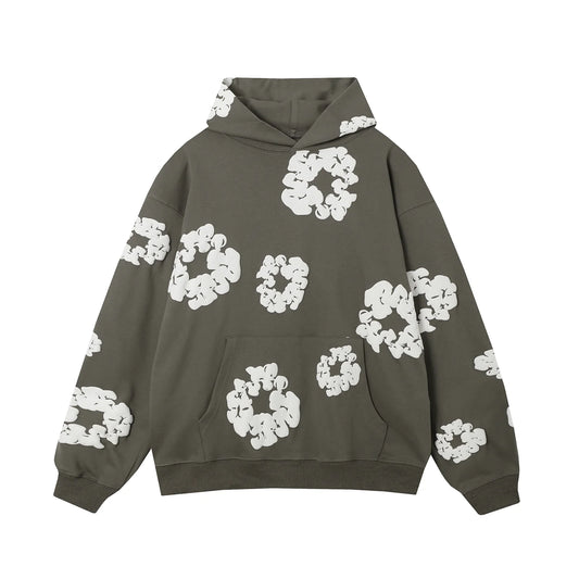 Sweat à capuche Denim Tears olive