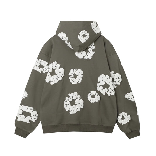 Sweat à capuche Denim Tears olive