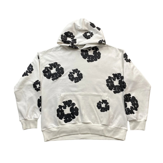 Sweat à capuche Denim Tears blanc