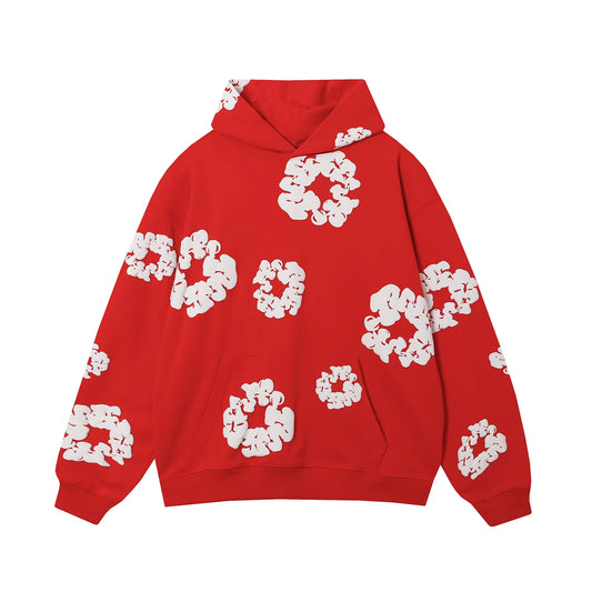 Sweat à capuche Denim Tears rouge