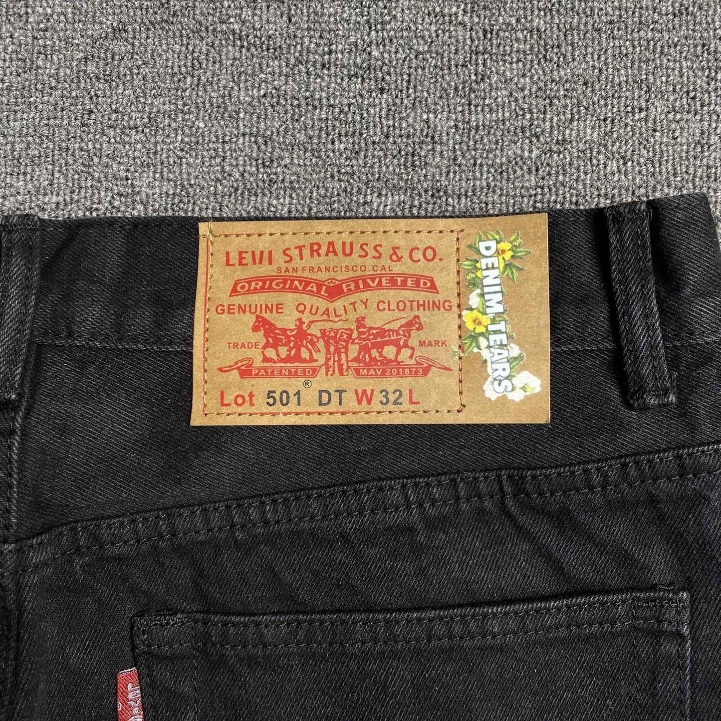 Jean Denim Tears x Levi's noir