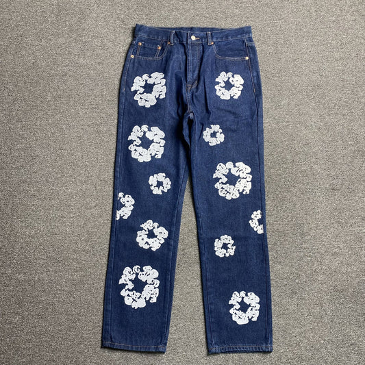 Jean Denim Tears x Levi's bleu foncé