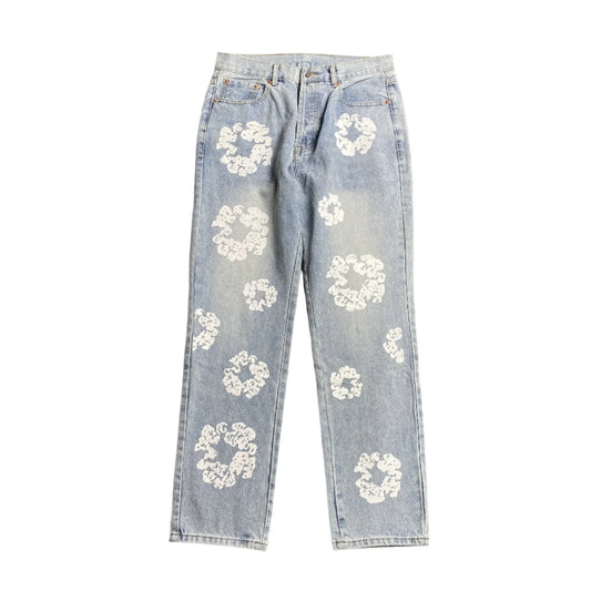 Jean Denim Tears x Levi's délavé clair