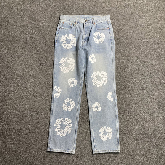Jean Denim Tears x Levi's délavé clair