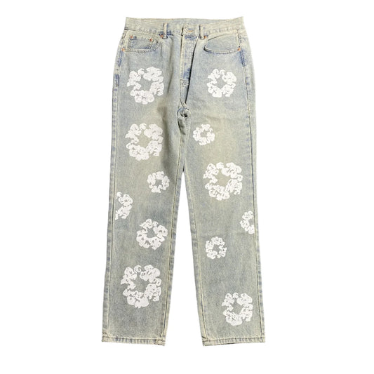 Jean Denim Tears x Levi's sale délavé clair