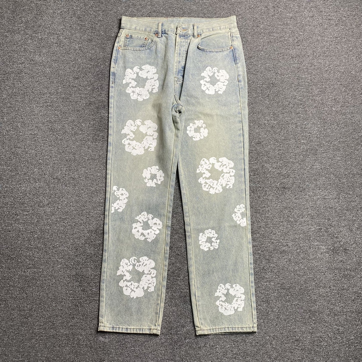 Jean Denim Tears x Levi's sale délavé clair