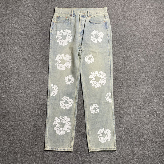 Jean Denim Tears x Levi's sale délavé clair