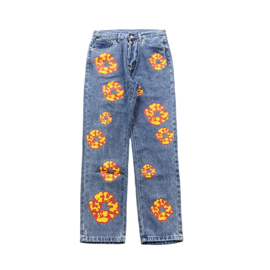 Jean Denim Tears x OFFSET délavage clair