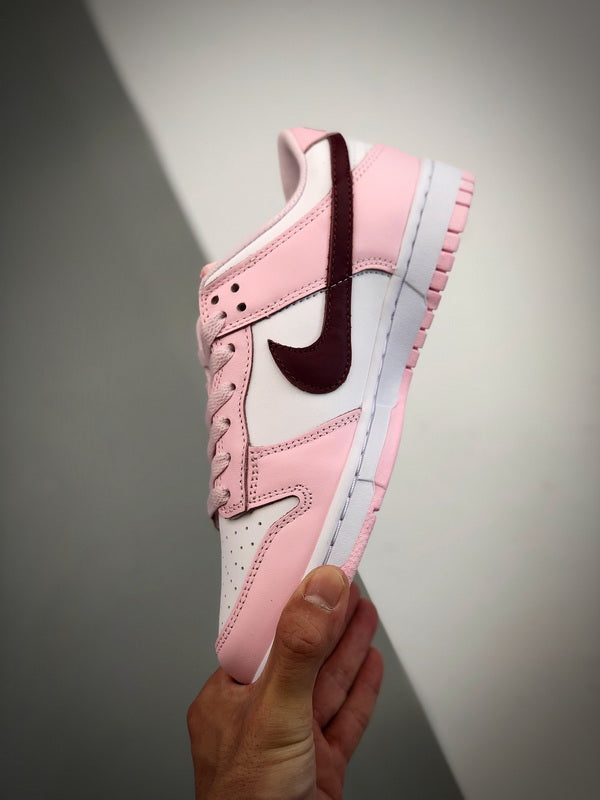 NIKE Dunk Low Pink Red White