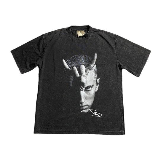 T-SHIRT ICON EMINEM GRIS FONCÉ