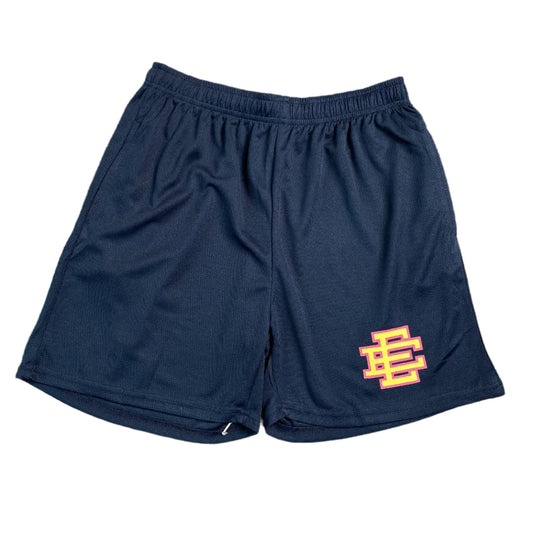 Short basique Eric Emanuel EE bleu marine/mauve/jaune
