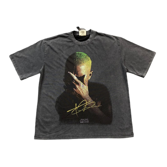 T-SHIRT ICON FRANK OCEAN GRIS FONCÉ