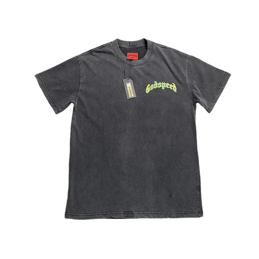 T-SHIRT GODSPEED BALACLAVA SZN NOIR DÉLAVÉ