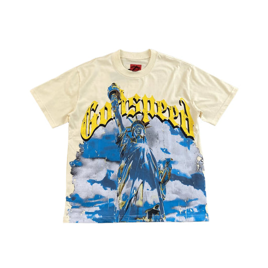 T-SHIRT GODSPEED DREAMTEAM 24' OS BLANC
