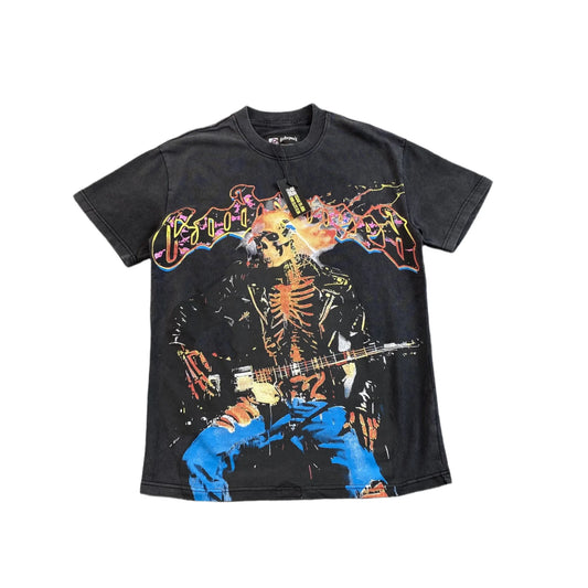 T-SHIRT GODSPEED ROCK DREAMS NOIR DÉLAVÉ