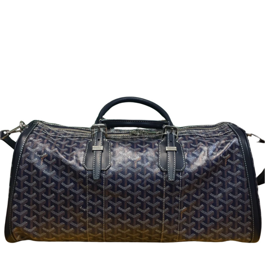 SAC GOYARD BOSTON 50 TRAVEL BAG NAVY