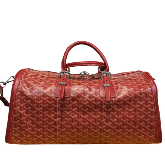 SAC GOYARD BOSTON 50 TRAVEL BAG rouge