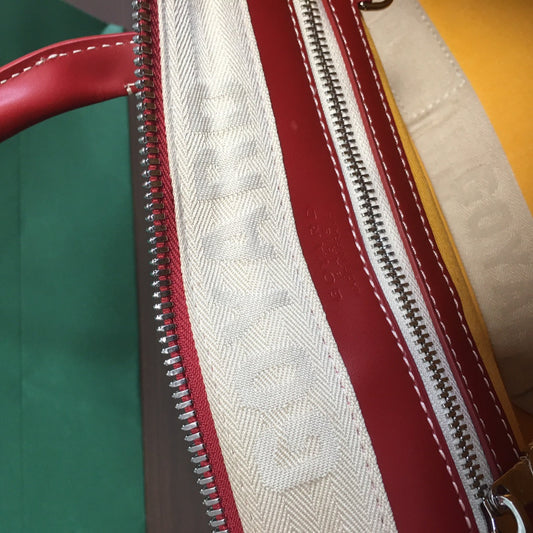 SAC GOYARD BOSTON 50 TRAVEL BAG rouge