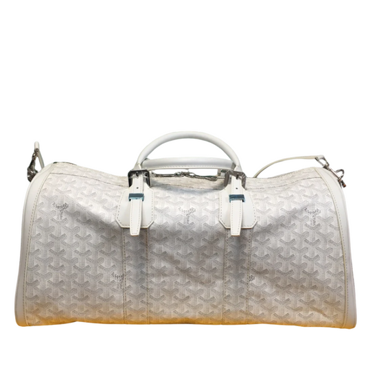 SAC GOYARD BOSTON 50 TRAVEL BAG blanc
