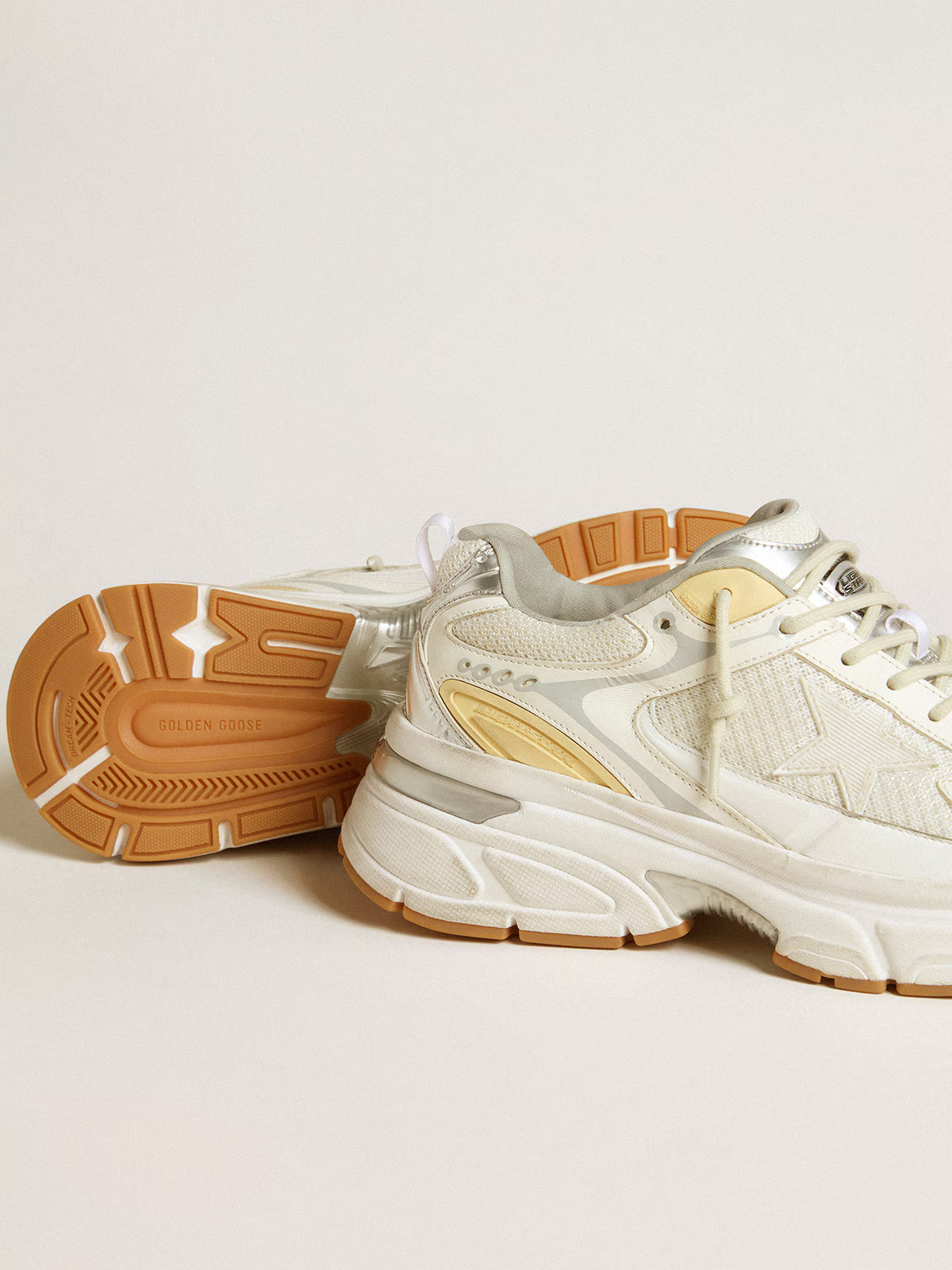 Golden Goose Running Sole – Vanilla Ice