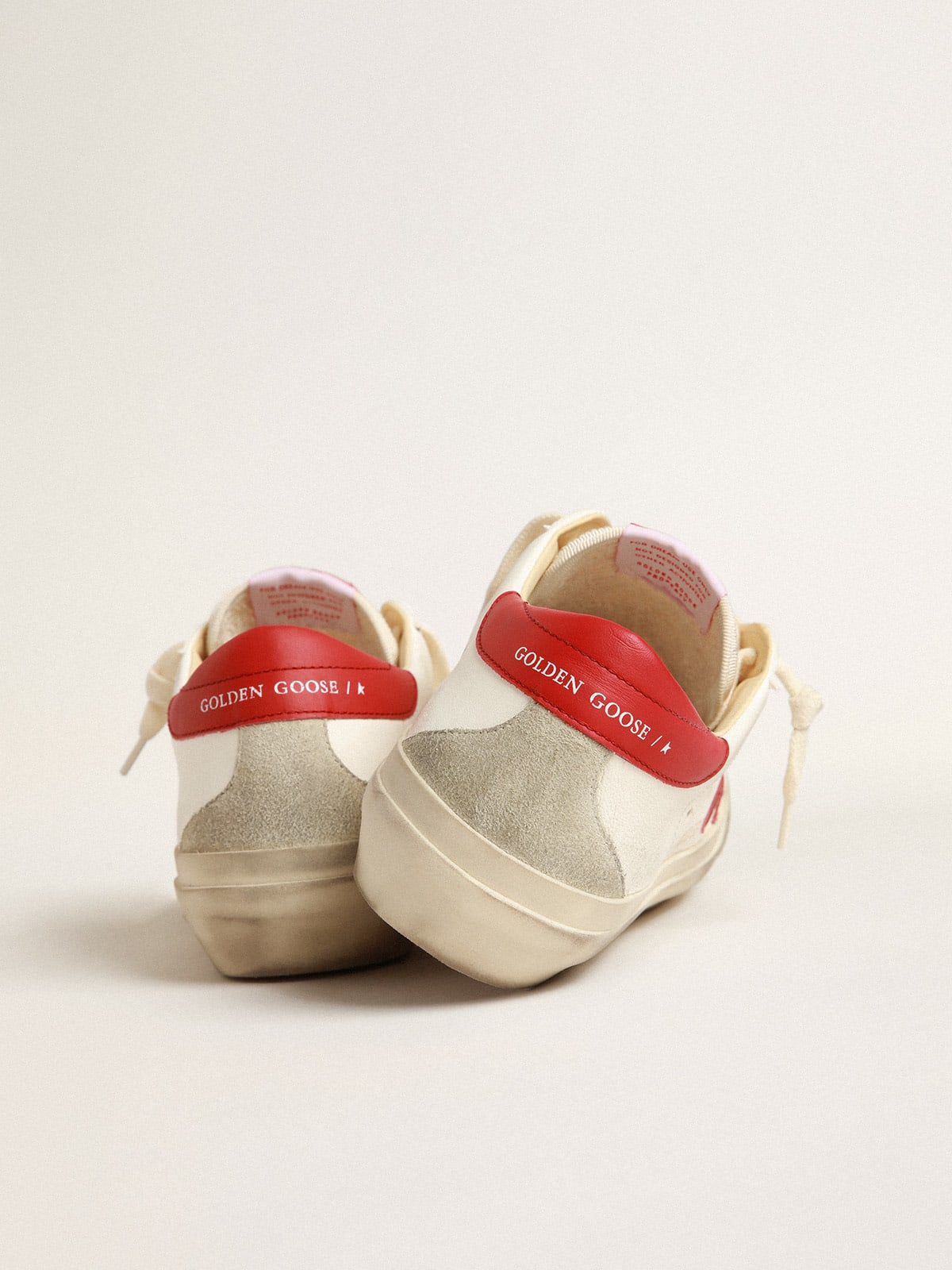 Golden Goose Super-Star Red Leather Sneaker