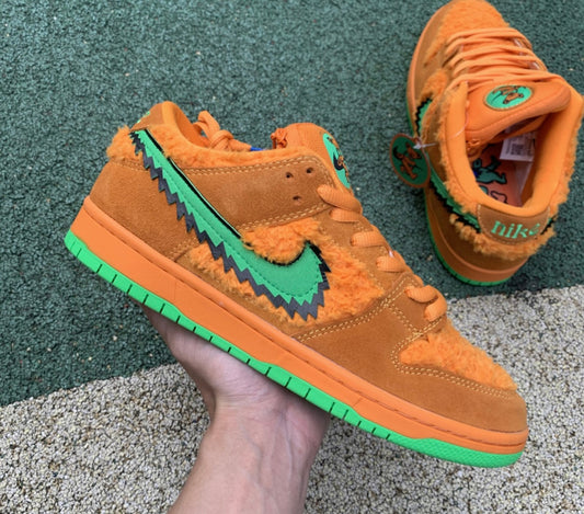 NIKE Air force 1 SB Dunk Low Grateful Dead Bears Orange