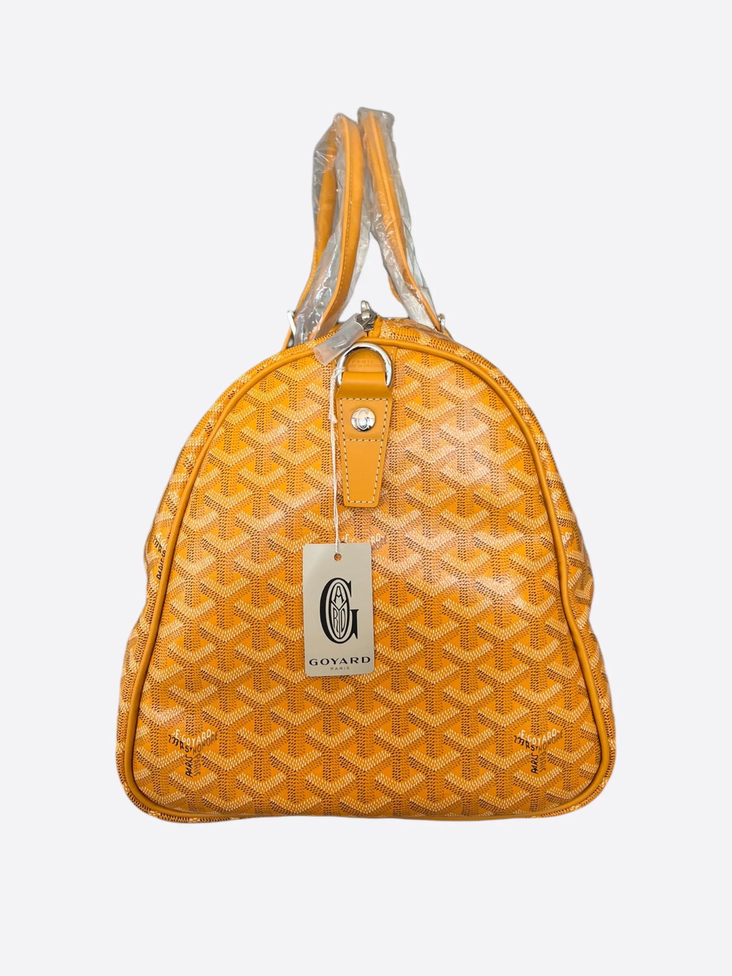 SAC GOYARD BOSTON JAUNE 50 TRAVEL BAG